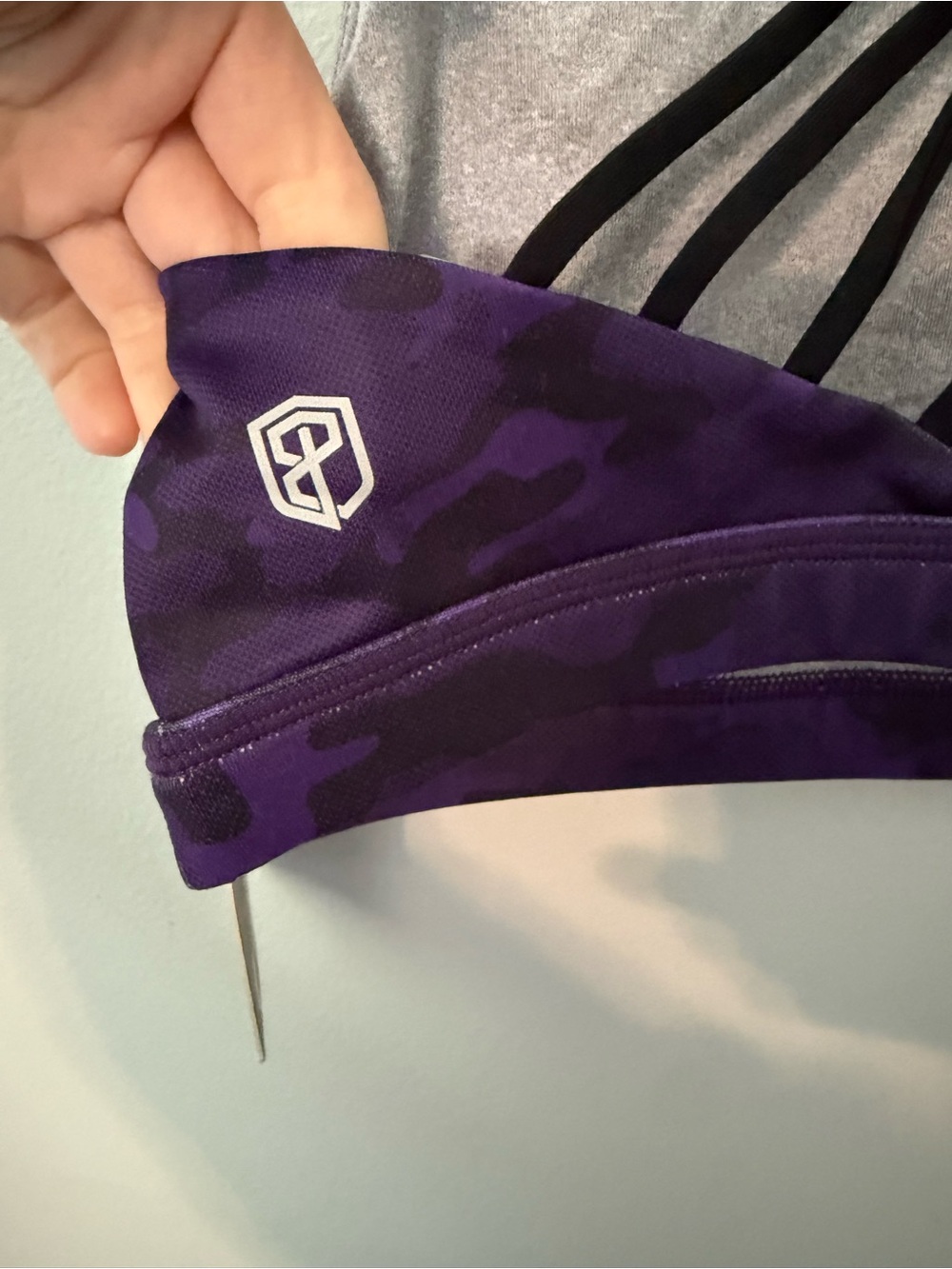 NWT Born Primitive purple camo vitality sports bra XXL - Picture 4 of 5